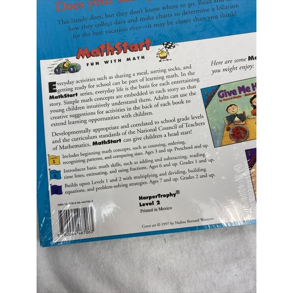 lot of 2 Mathstart Math Stories Level 2 measuring and Symmetry Stuart Murphy new - Picture 6 of 6